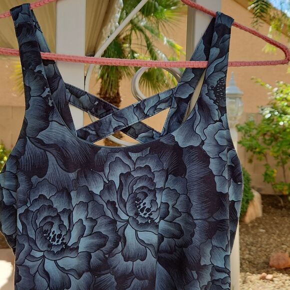 Zeroxposur green and gray women's size small dress with built-in support - Picture 2 of 7